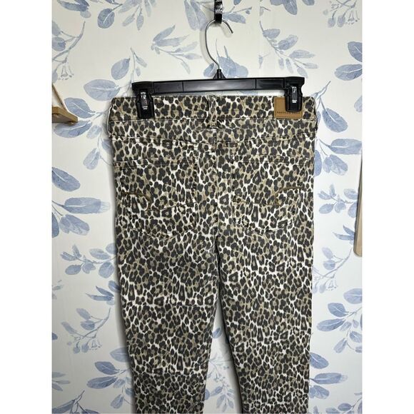 American Eagle Leopard Print Women Hi Rise Jeans Size 6 - Picture 6 of 7